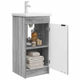Bathroom Vanity with Sink Grey Sonoma 42 x 40 x 84.5 cm 890090