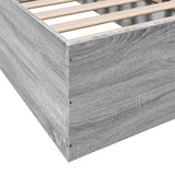 Bed Frame without Mattress Grey Sonoma 100x200 cm 3281054