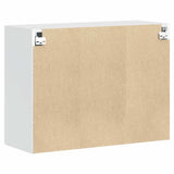 Kitchen Wall Cabinet Porto High Gloss White Engineered Wood 854069