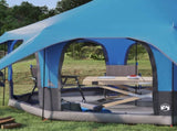 Family Tent Blue 5-Person 185T Polyester with PU Coating 42017395