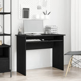 Desk Black Oak 90x50x74 cm Engineered Wood 862476