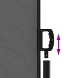 Retractable Side Awning Anthracite 180x1000 cm 4004748
