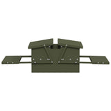 Chicken Treadle Feeder Olive Green 75 x 53 x 20.5 cm 874676