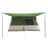 Family Tent with Roof Green 320 x 210 x 180 cm Polyester 42028489