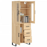 Highboard Sonoma Oak 69.5x34x180 cm Engineered Wood 3198684