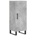 Highboard Concrete Grey 34.5x34x180 cm Engineered Wood 3198813