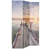 Folding Room Divider 120x170 cm Lake 245881