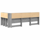 Storage Headboard with Shelf Grey Sonoma 80 cm Engineered Wood 3335450