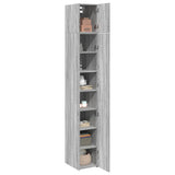 Slim Storage Cabinet Grey Sonoma 30x42.5x225 cm Engineered Wood 3281264