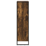 Book Cabinet Smoke Oak 99.5 x 30 x 108.5 cm Engineered Wood 886536
