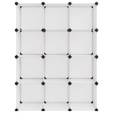 Storage Cube Organiser with 12 Cubes Transparent PP 340550