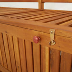 Storage Bench 148 cm Solid Wood Acacia 316743