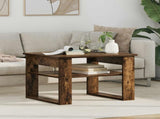 Coffee Table Smoked Oak 64 x 54 x 44 cm Engineered Wood 8000144