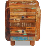 243323 Night Cabinet Solid Reclaimed Wood 43x33x51 cm