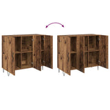 Sideboard Old Wood 90 x 32.5 x 80 cm Engineered Wood 879582