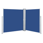 Retractable Side Awning Blue 140x600 cm 48458