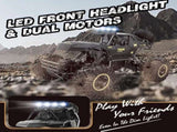 112 Rock Crawler Rechargeable Off Truck 4WD , Metal Shell LED Headlights RC Remote Control Off 06904510