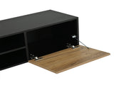 Modern Geometric TV Stand, Lowboard, TV Cabinet, TV Unit, Modern Industrial Entertainment Center, N605P438648Z