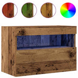 TV Wall Cabinet 2 pcs Old wood 60 x 30 x 40 cm Engineered Wood 862207