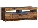 LED TV Cabinet Old Wood Engineered Wood 897883