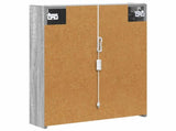 Bathroom Mirror Cabinet Grey Sonoma 53.5 x 15.5 x 70 cm 889236