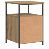 Bedside Cabinet Artisan Oak 34x35.5x50 cm Engineered Wood 857260