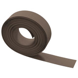 Garden Edging 25 m 15 cm PE Brown 42036850