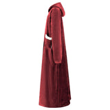 Blanket Hoodie Bordeaux Red M Fleece and Flannel 42017211