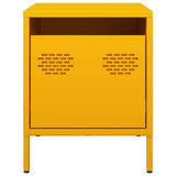 Bedside Cabinets 2 pcs Mustard Yellow 35x39x43.5 cm Steel 851251