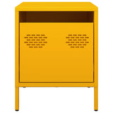 ZNTS Bedside Cabinets 2 pcs Mustard Yellow 35x39x43.5 cm Steel 851251