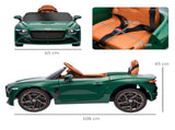 Bentley Bacalar Licensed 12V Kids Electric Car, with Remote Control, Horn, Lights, Music, Suspension T3398P347549