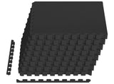 Floor Mats 24 pcs Black 8.64 m EVA Foam 42040752