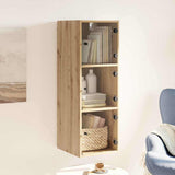 Wall Cabinet Artisan Oak 35 x 37 x 102 cm Engineered Wood 882908