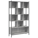 Bookcase Grey Sonoma 102x28x172 cm Engineered Wood 3213660