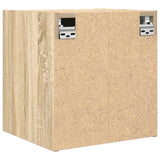 ZNTS Wall-mounted Bedside Cabinets 2 pcs Sonoma Oak 38x34x40 cm 861252