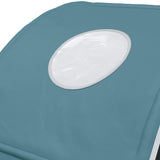 Bed Tunnel for Kids Loft Bed 2 pcs Light Blue Polyester 893703