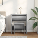 Dressing Table and Stool Grey Sonoma 60x40x113,5 cm 848218