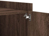 Bedside Cabinet Brown Oak 45x50x50 cm Engineered Wood 848303