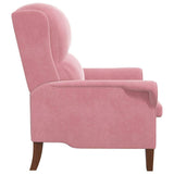 Armchair Pink 76 x 94 x 102 cm Velvet 42009861