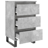 Bedside Cabinets 2 pcs Concrete Grey 40x35x69 cm Engineered Wood 826949