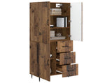 Cabinet Set 2 pcs Old Wood 66 x 34.5 x 89.5 cm Engineered Wood 3416662