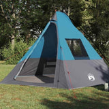 Tipi Tent with Roof Blue 383 x 338 x 217 cm Taffeta 42001167