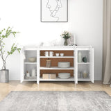 ZNTS Sideboard White 135x41x75 cm Engineered Wood 809593