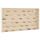 Wooden Collector's Display Case with 6 Shelves 80x8.5x55cm 4017383