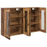 Wall Cabinets 2 pcs Old Wood 69.5 x 34 x 90 cm Engineered Wood 3402686
