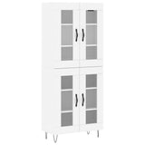 Highboard White 69.5x34x180 cm Engineered Wood 3198305