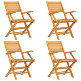 Garden Dining Set Teak Solid Teak Wood Medium Foldable 3155023