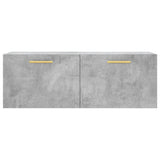 Wall Cabinet Concrete Grey 100x36.5x35 cm Engineered Wood 830120