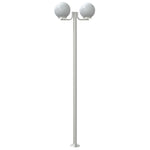 Outdoor Floor Lamps 3pcs Silver 215 cm Stainless Steel 4006389