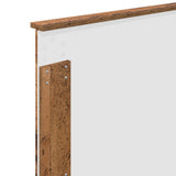 Bed Frame with Headboard Old Wood 100 x 200 cm Engineered Wood 3410938